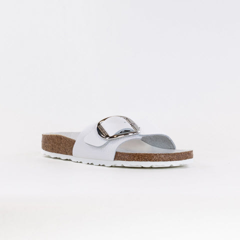 Madrid Big Buckle (Damen) - Weißes Leder