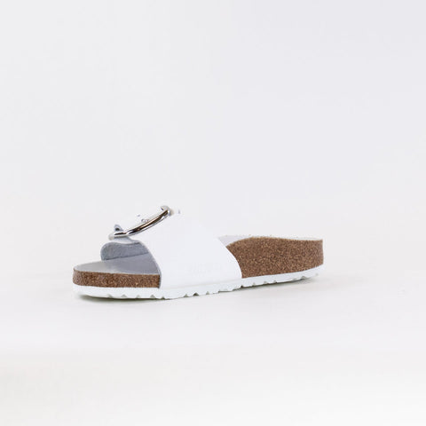 Madrid Big Buckle (Damen) - Weißes Leder